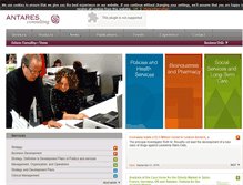 Tablet Screenshot of antares-consulting.com